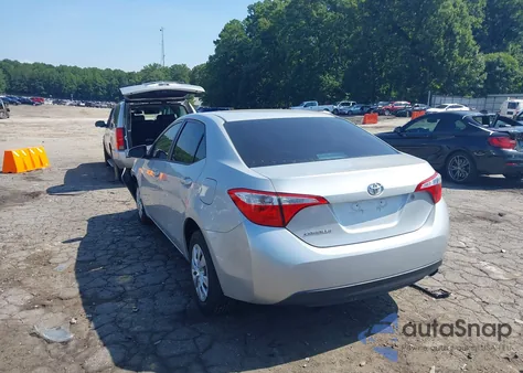 2016 Toyota Corolla L z USA, uszkodzony, nr VIN 2T1BURHE5GC630954